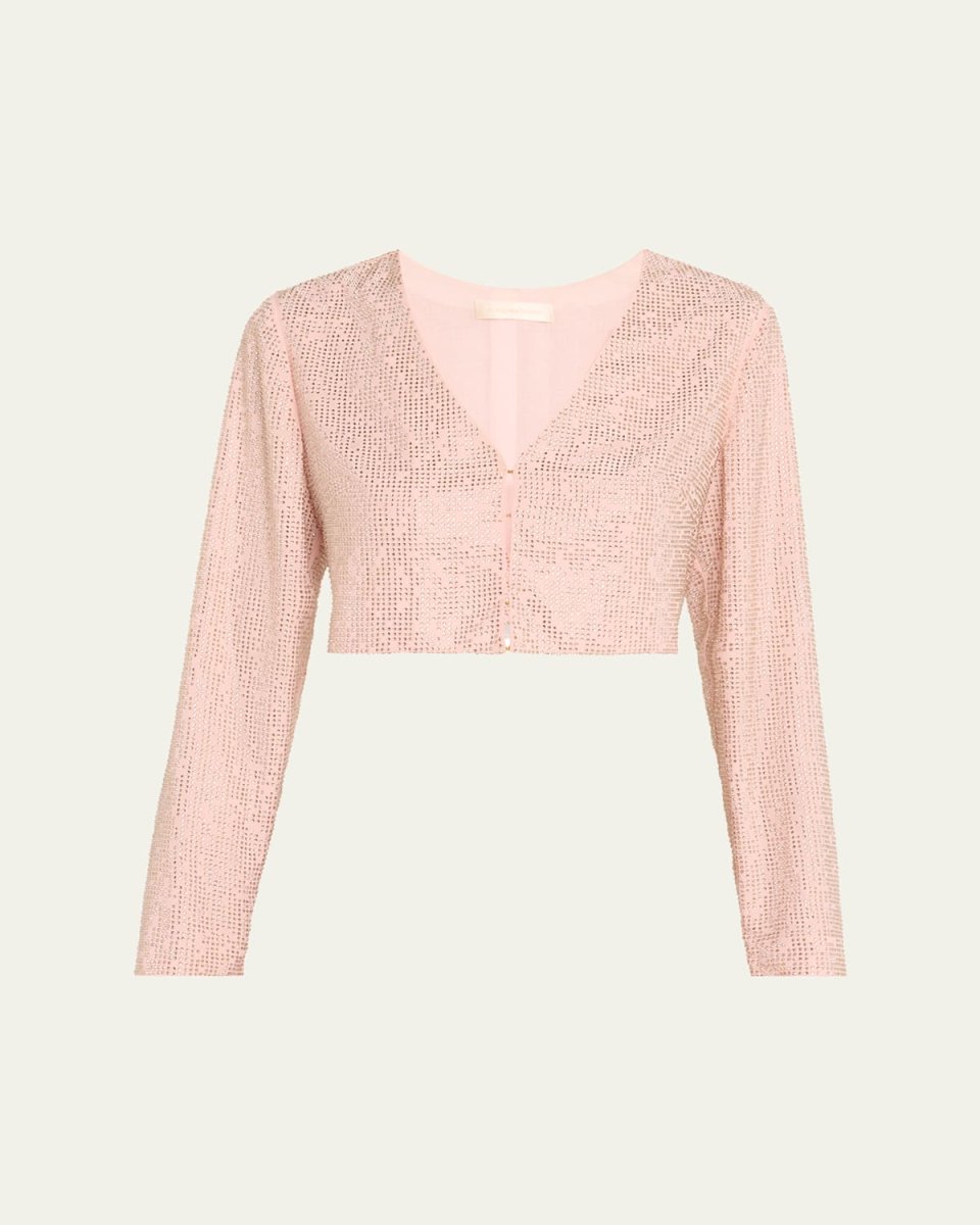 Daliana Embellished Cropped Jacket